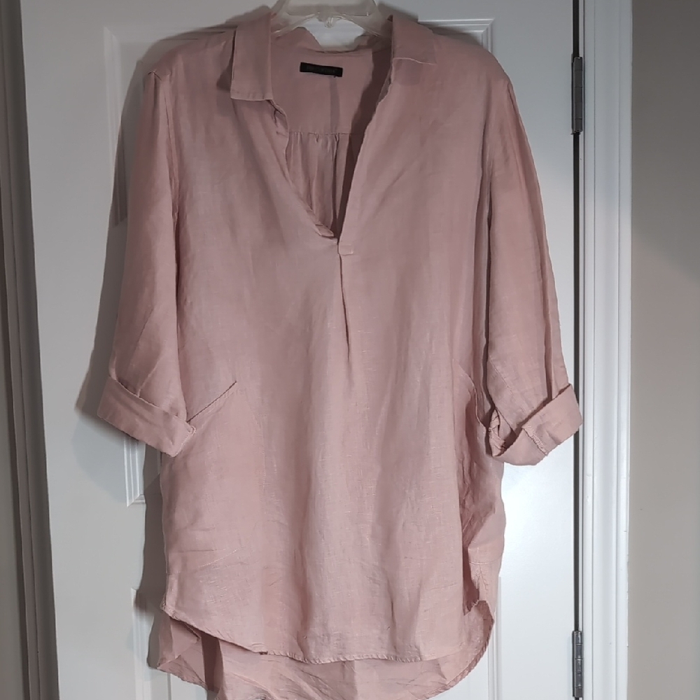 For Cynthia Blush Tunic Top
